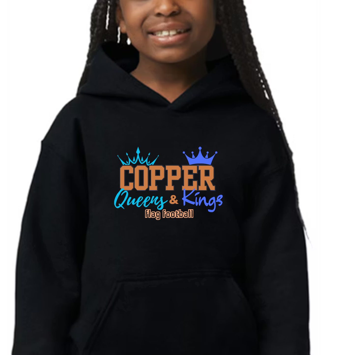 Copper Queens & Kings Youth Hoodies