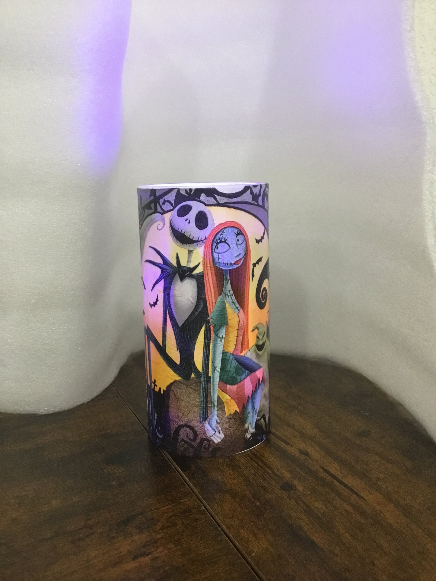 Lighted Candle , Med Jack/ Sally
