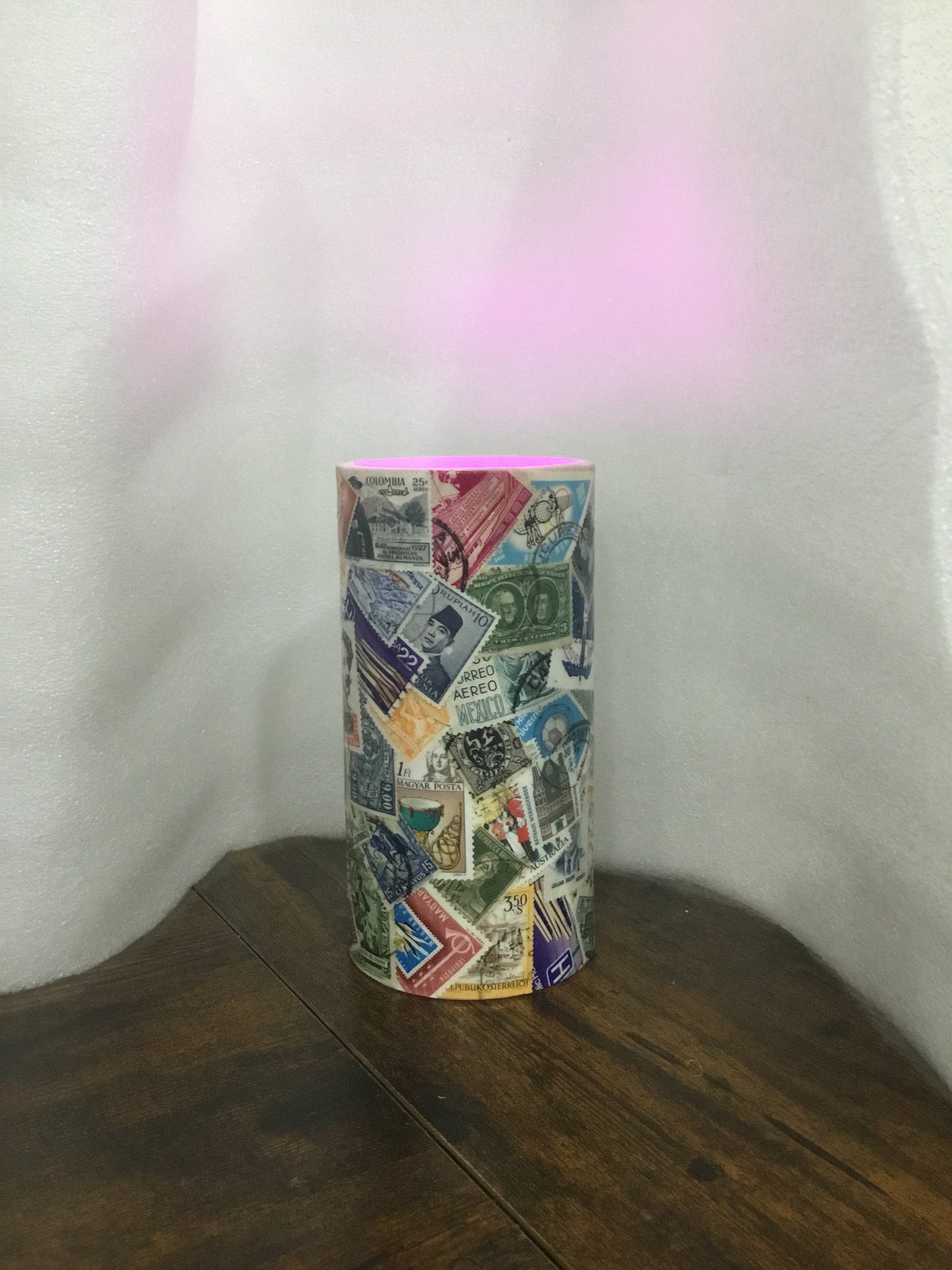 Lighted Candle , Med stamps