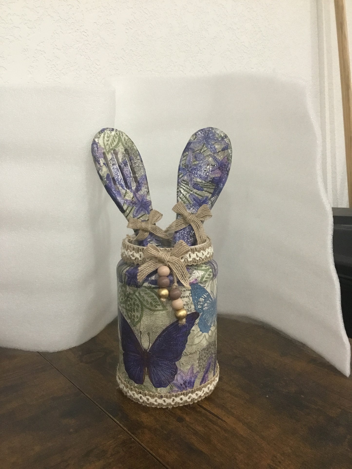 Kitchen utensil decor-Floral