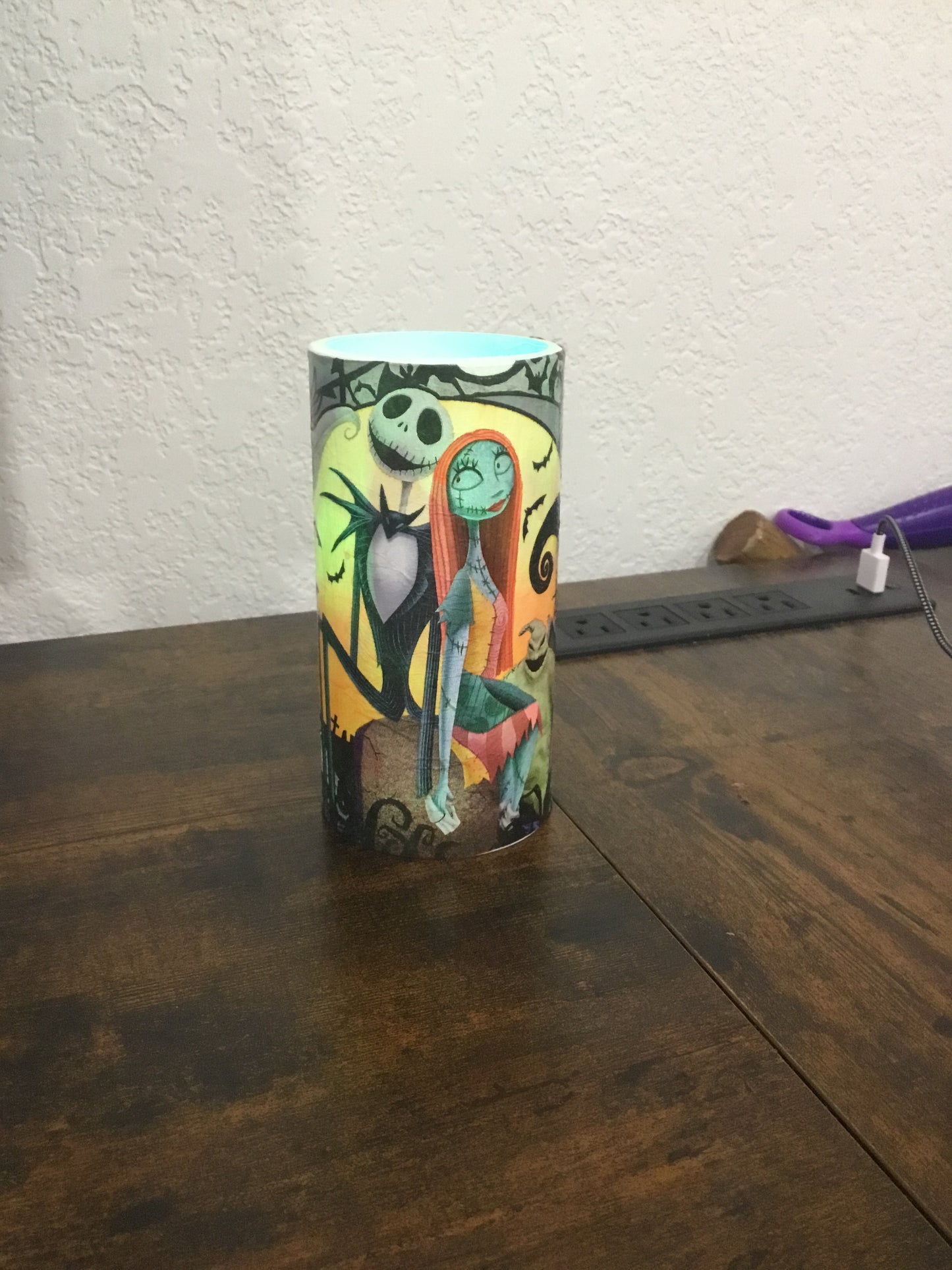 Flameless candle -Jack/ Sally