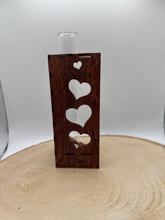 Heart Bud Vases