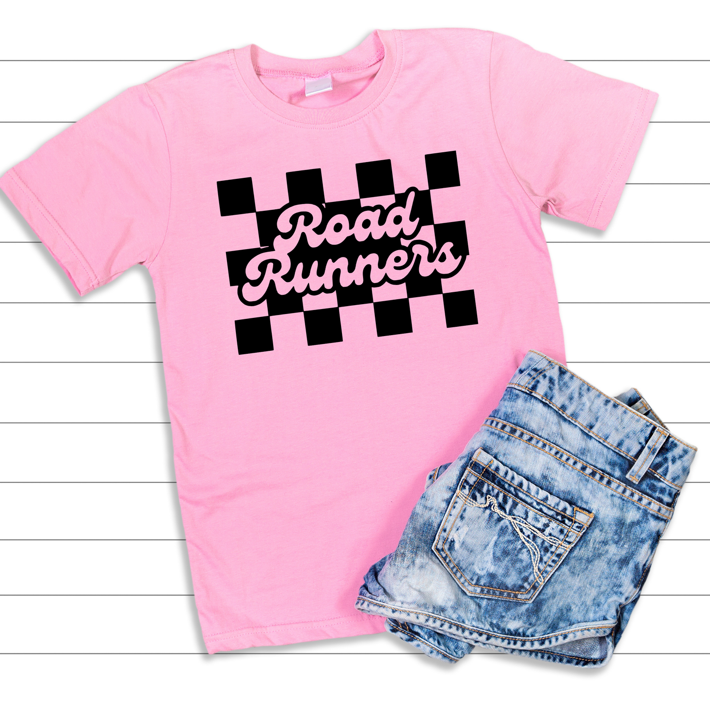 YOUTH Checkered Roadrunners T-shirt