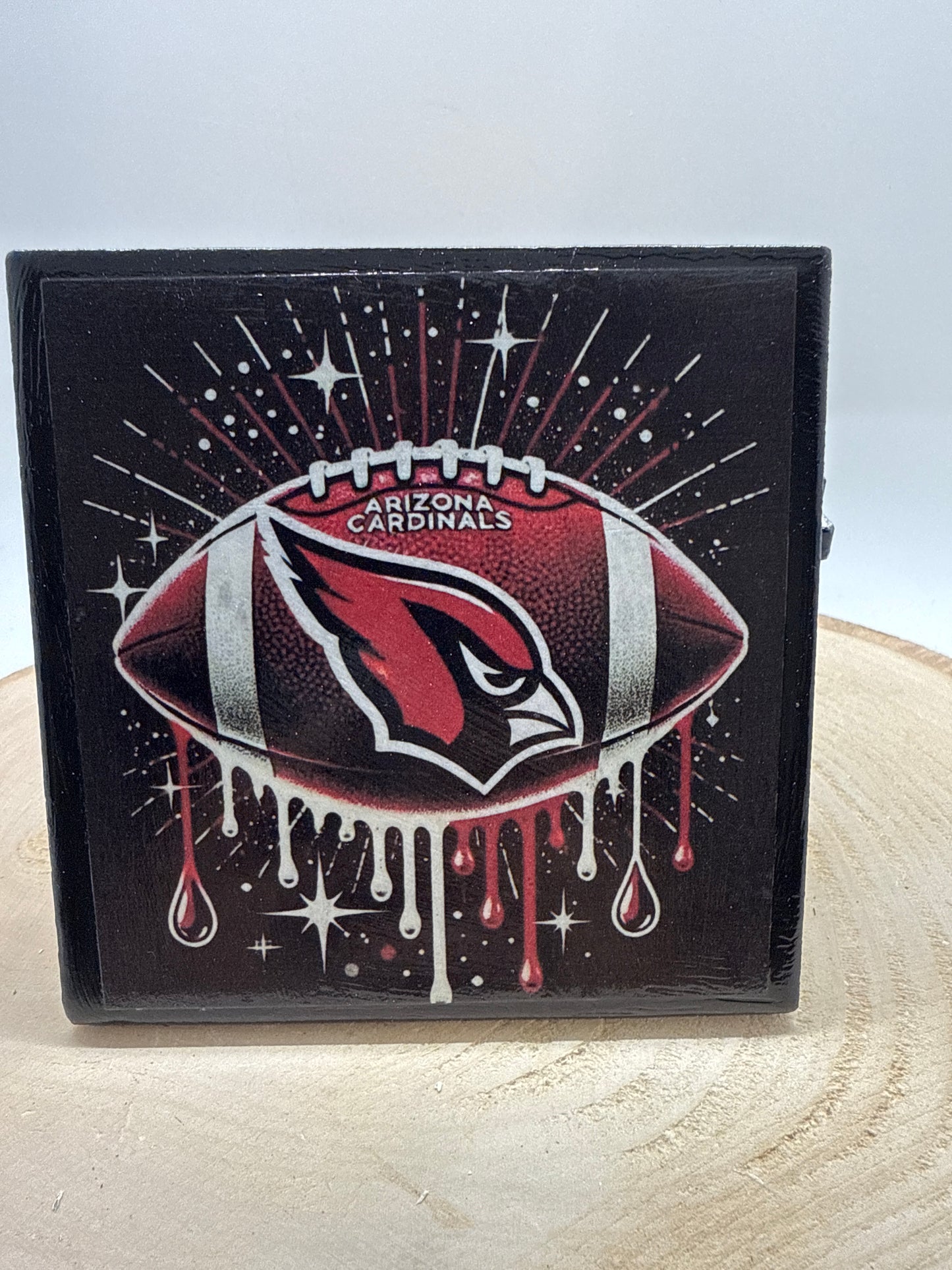 Football Coasters Black Ceramic