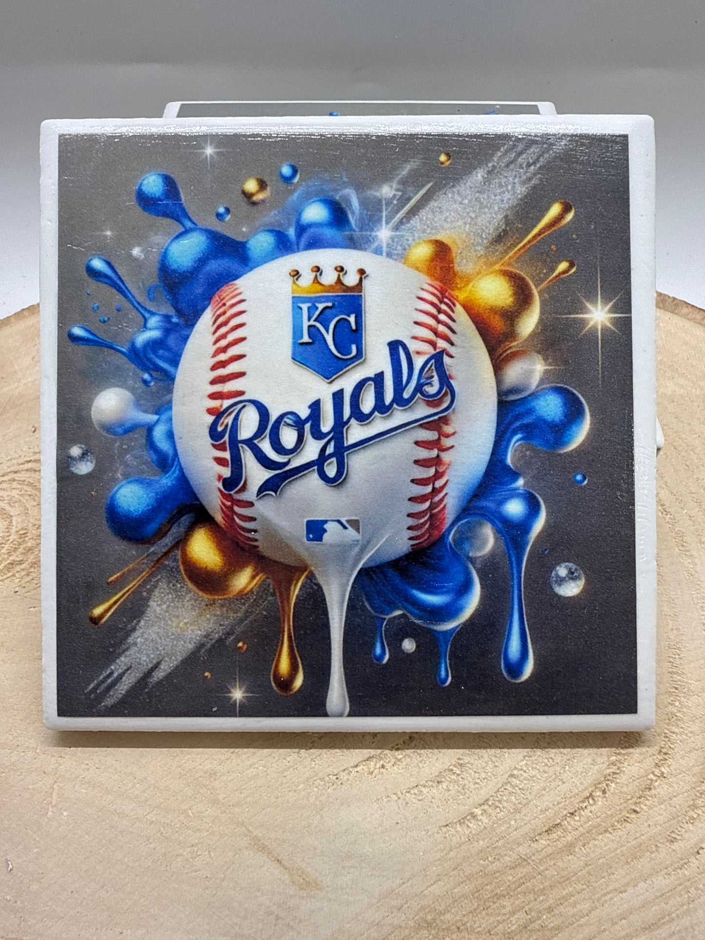 Baseball Coaster White Ceramic