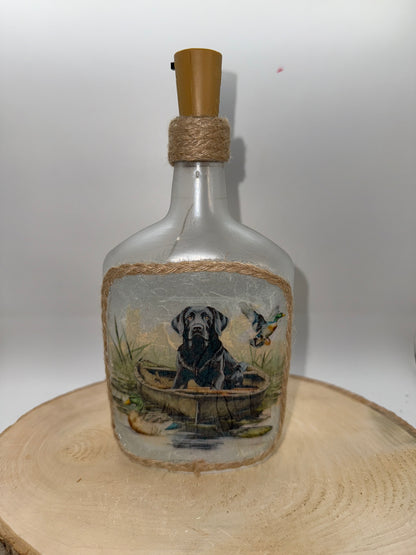 Small Lighted up Dog Bottle