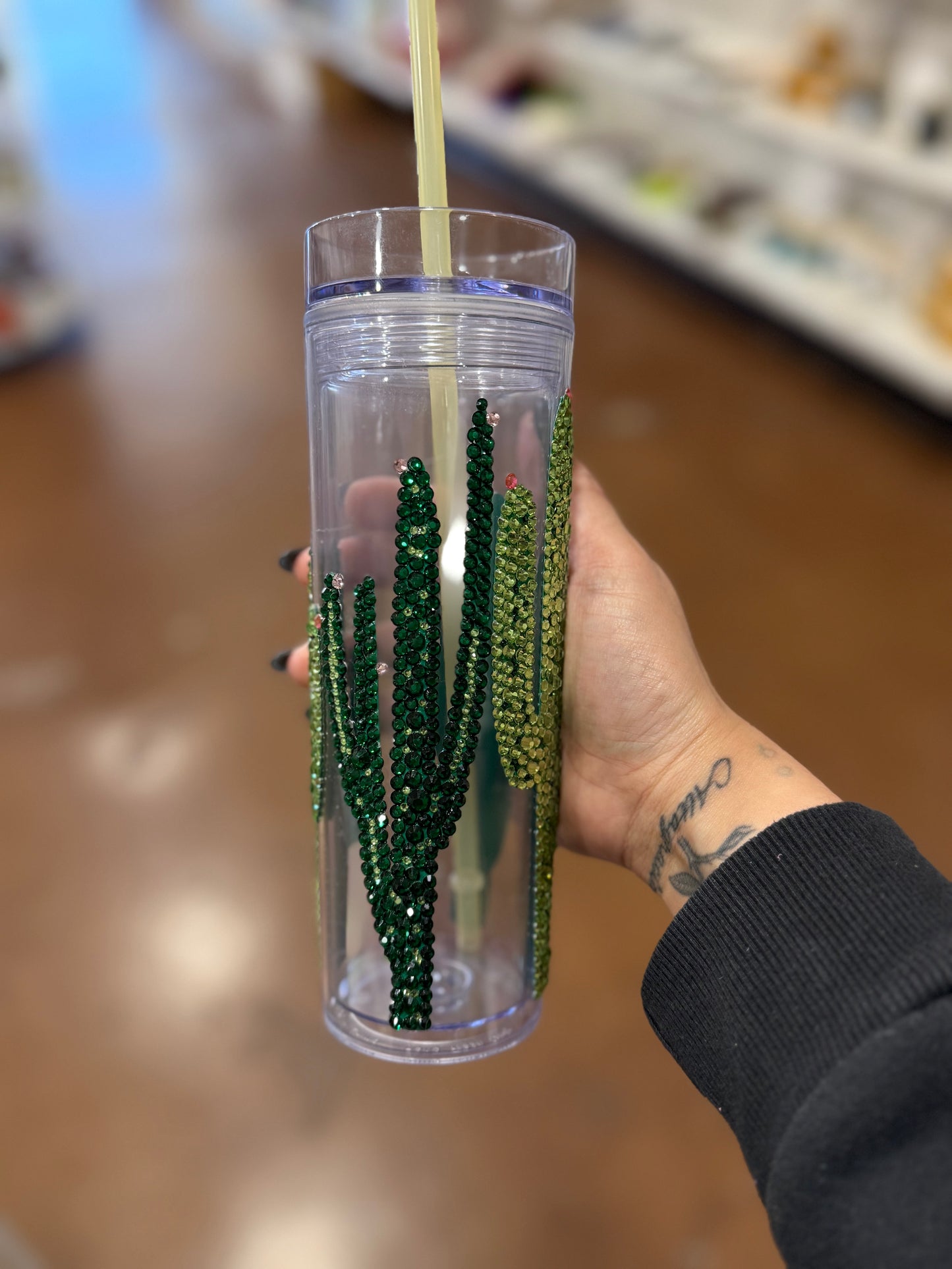 Clear tumblers