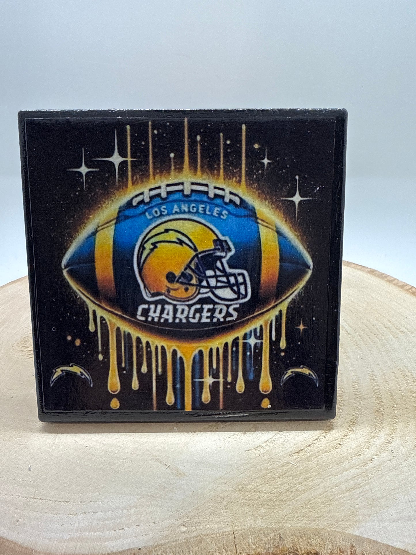 Football Coasters Black Ceramic