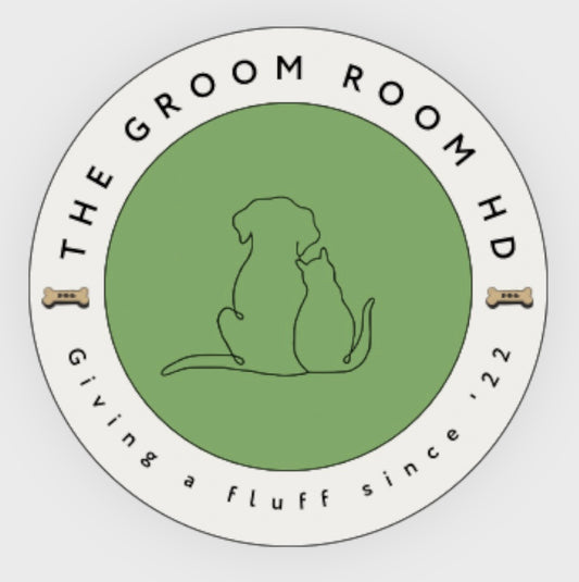 The Groom Room Sticker - Giving a Fluff since '22