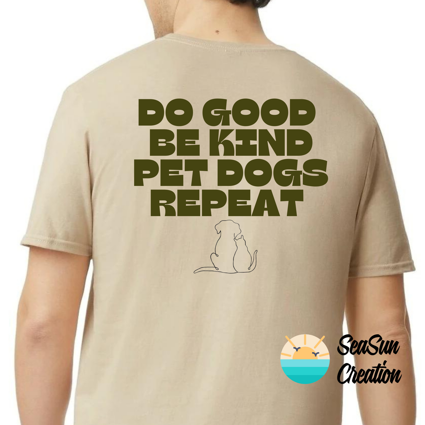 The Groom Room - Do Good Be Kind Pet Dogs Repeat T-shirt