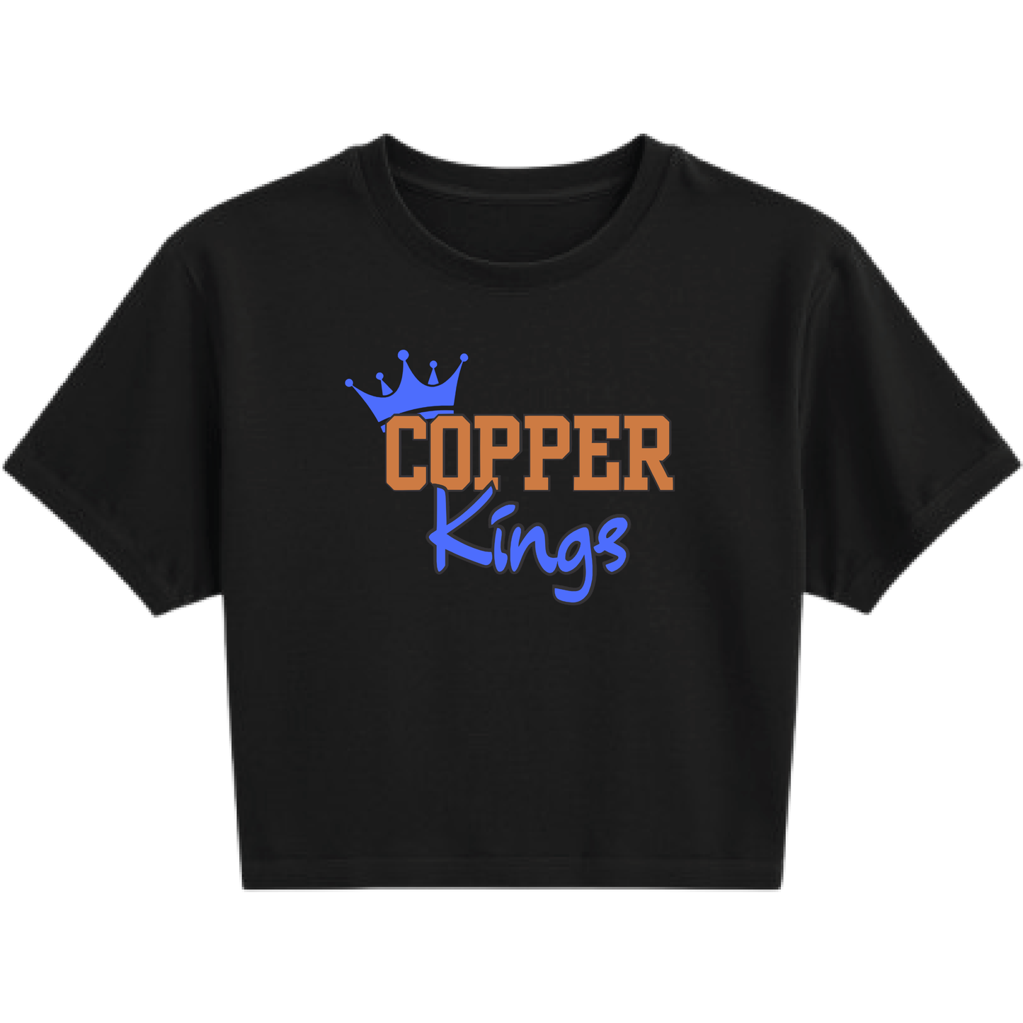 Copper Queens & Kings Women Crop Top