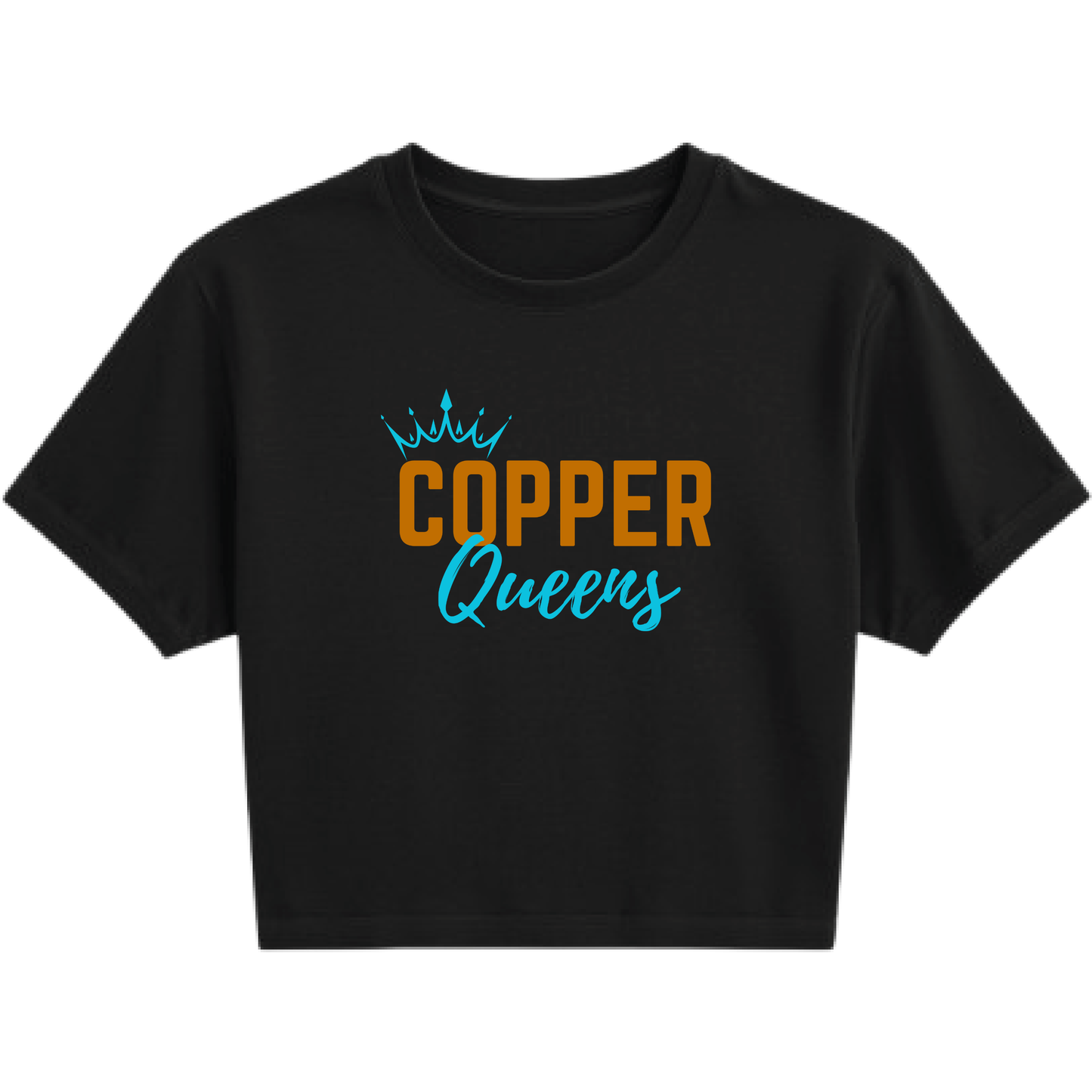 Copper Queens & Kings Women Crop Top