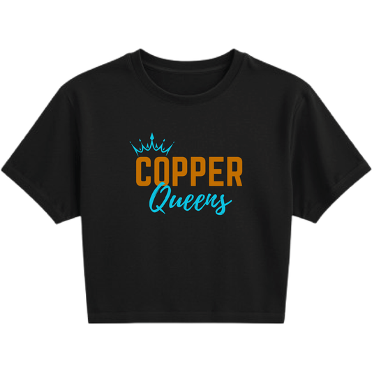 Copper Queens & Kings Women Crop Top