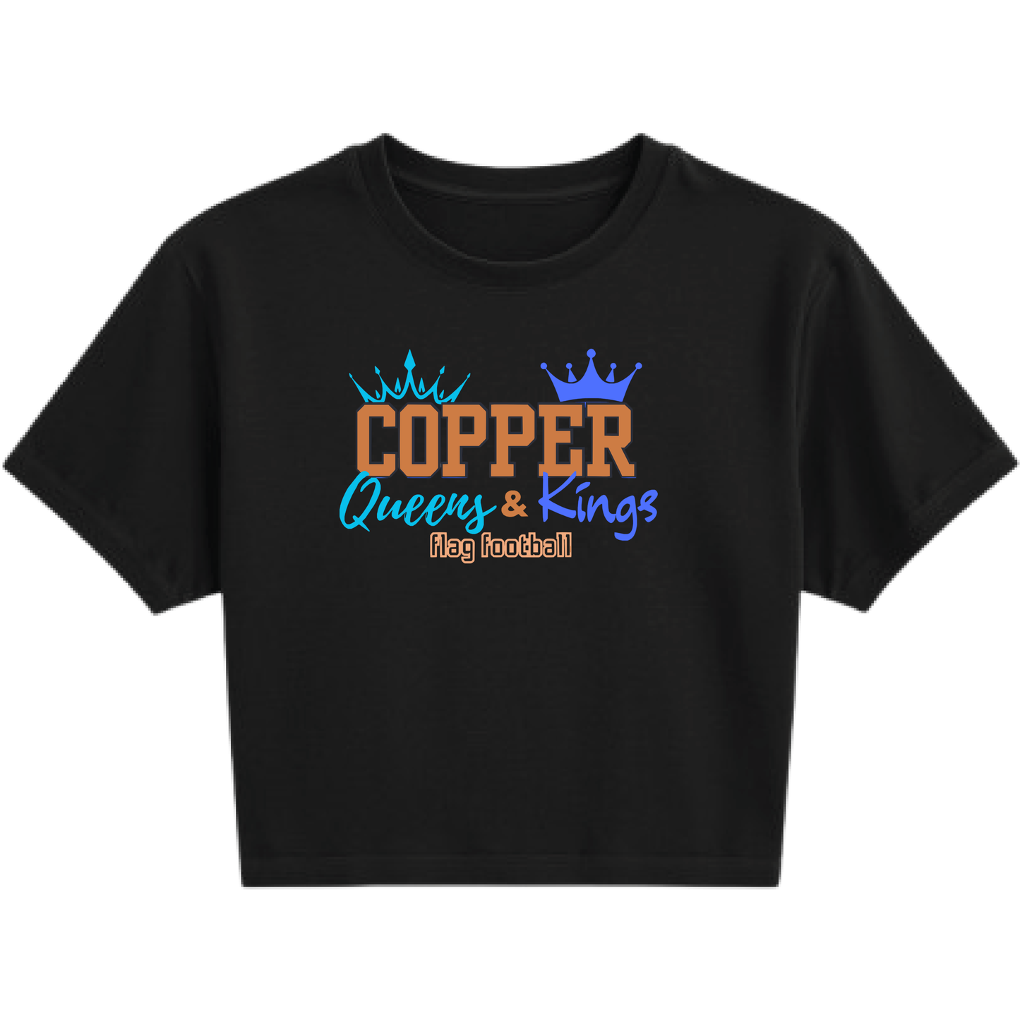 Copper Queens & Kings Women Crop Top