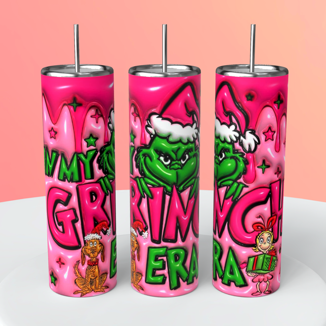 In my Grinch Era 20oz Tumbler