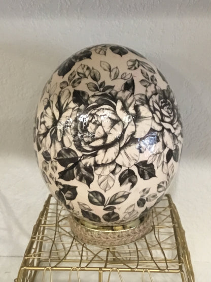 Ostrich egg decor