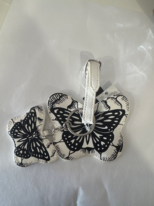 Butterfly luggage tag