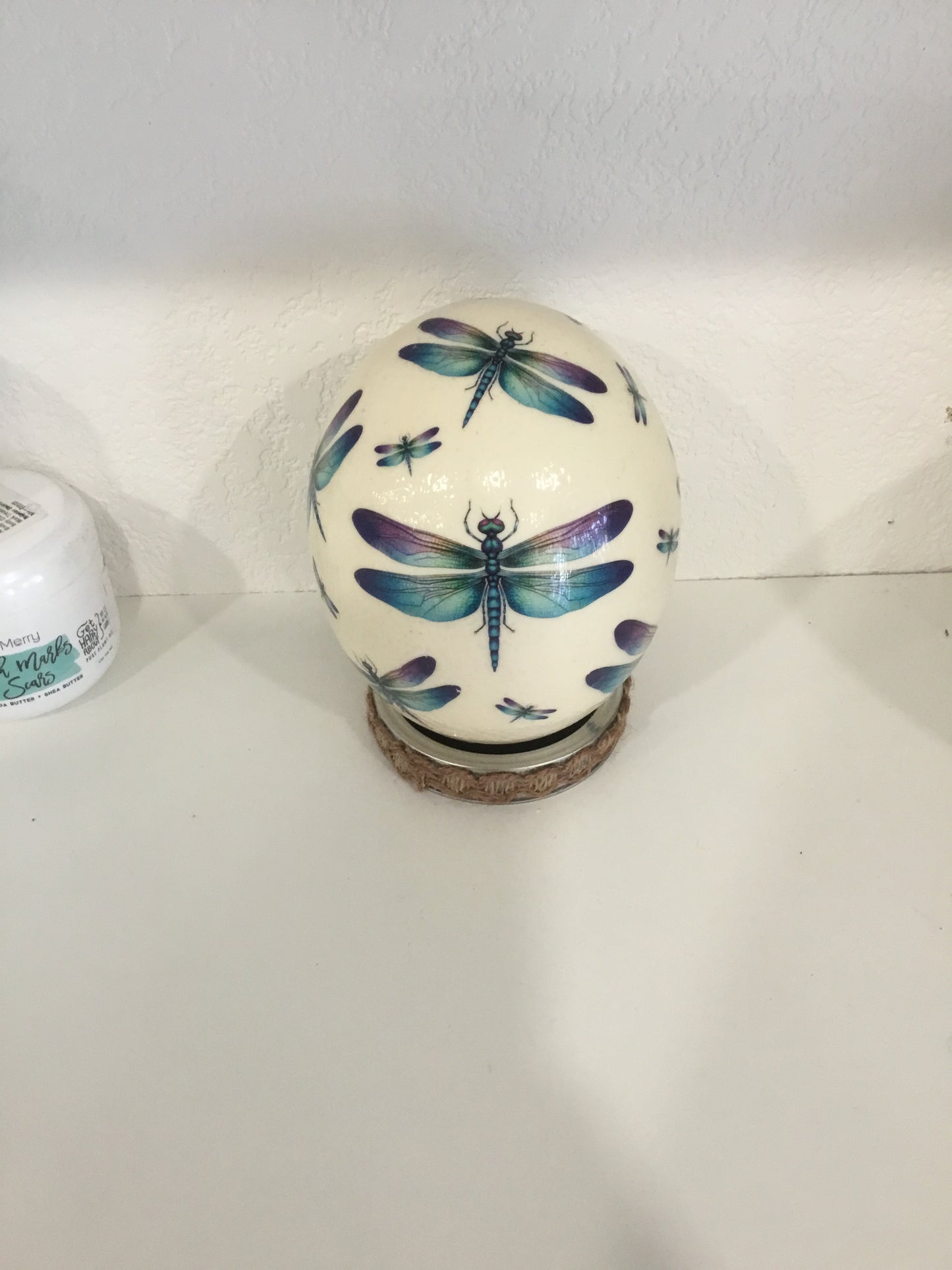 Ostrich egg decor
