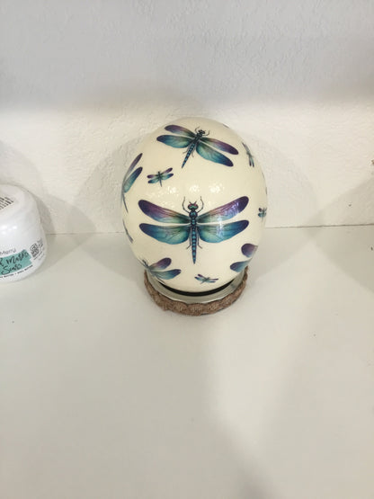 Ostrich egg decor