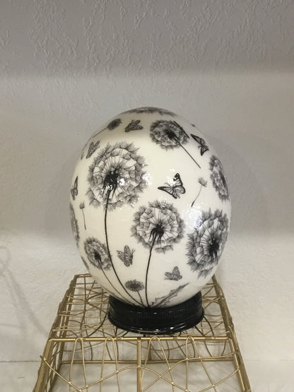 Ostrich egg decor
