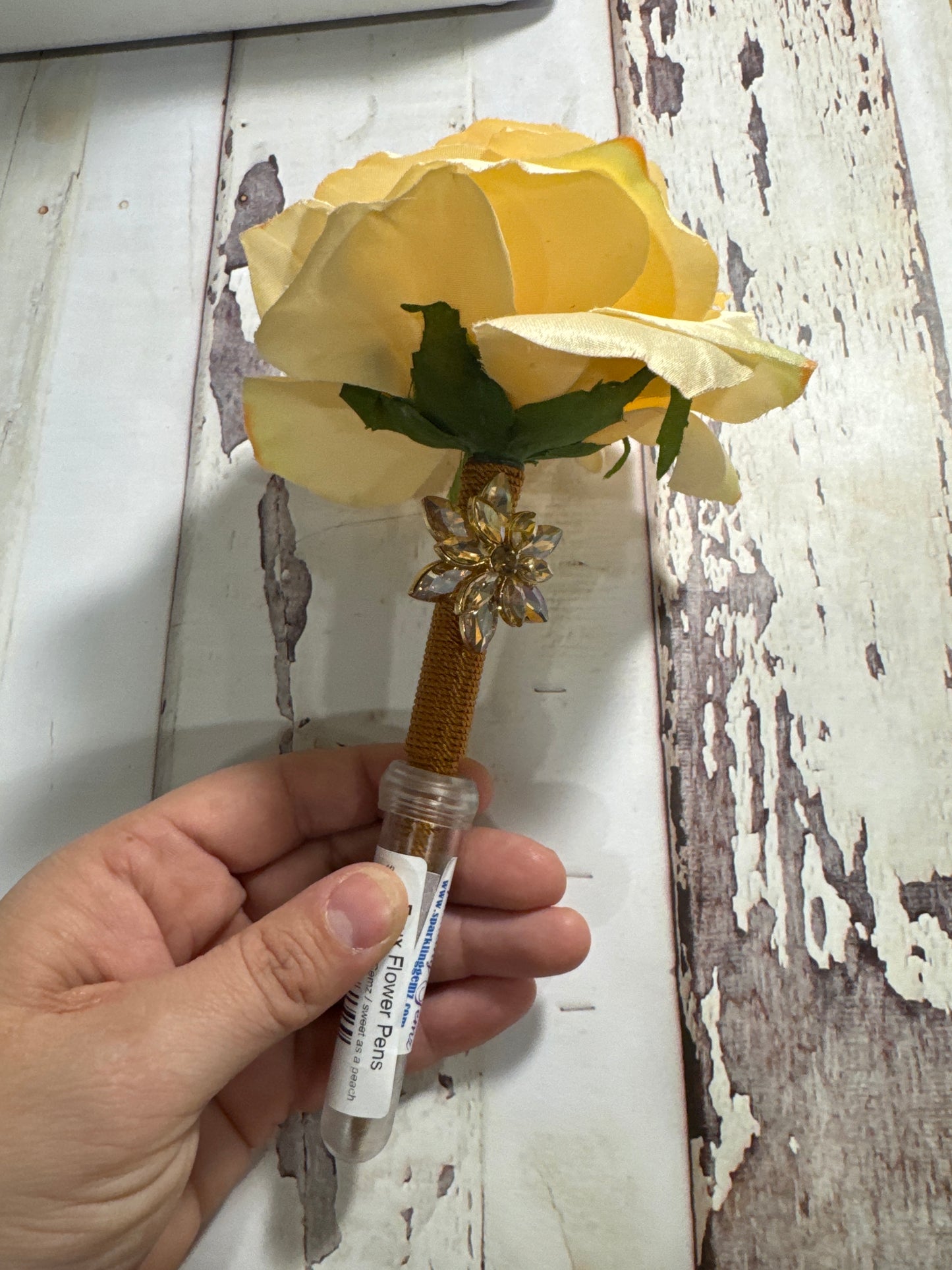 Faux Flower Pens