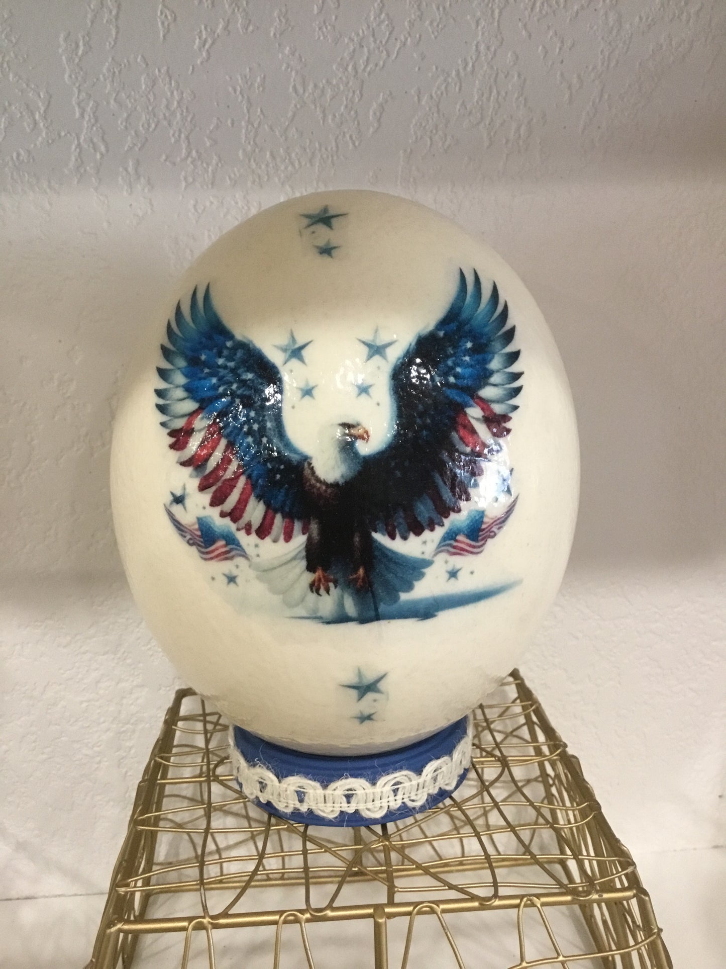 Ostrich egg decor