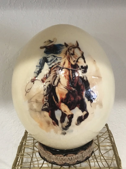 Ostrich egg decor